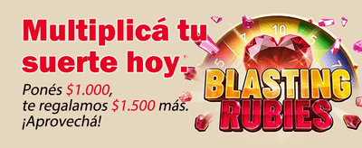 ¡Ganá en grande hoy mismo!